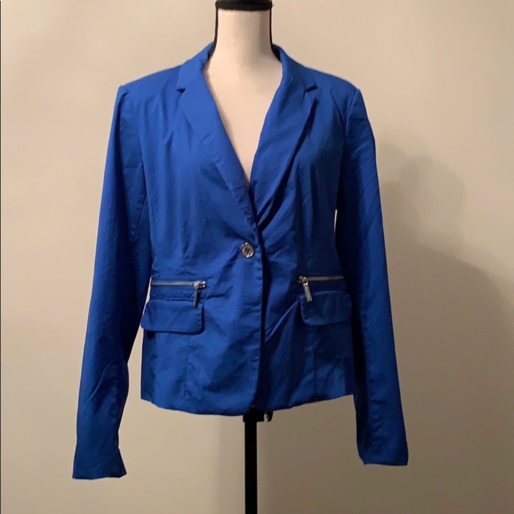 Michael Kors One Button Lined Jacket/Blazer